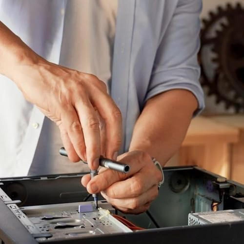 Magnetic Screwdriver: 42-in-1 DIY Ratchet Screwdriver Set – Front View