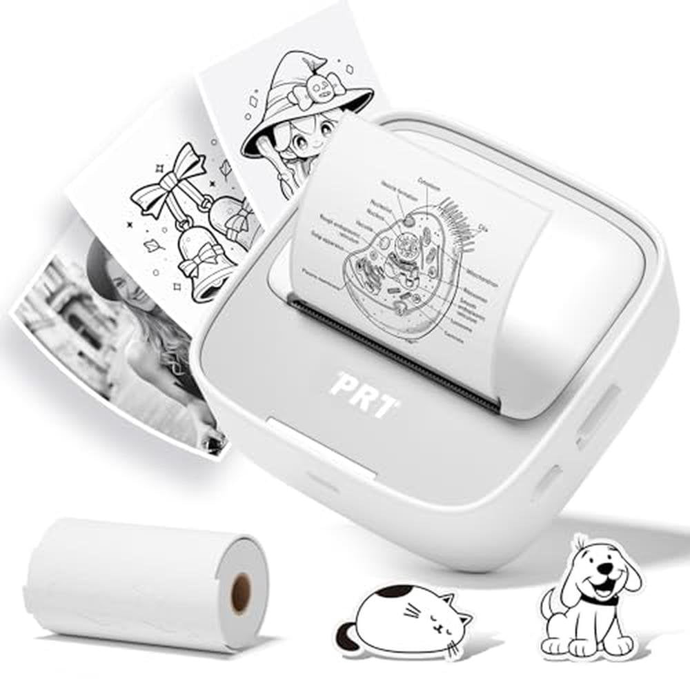 Sticker Printer: PRT Mini Portable Thermal Printer – Front View