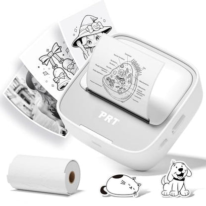Sticker Printer: PRT Mini Portable Thermal Printer – Front View