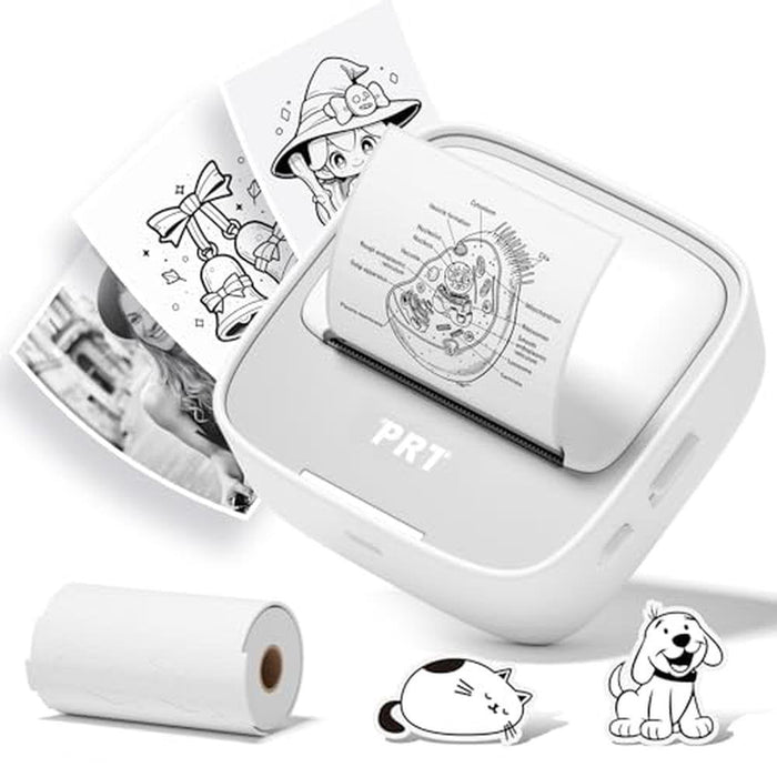 Sticker Printer: PRT Mini Portable Thermal Printer – Front View