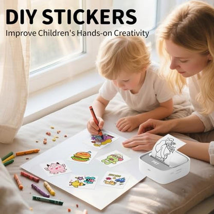 Sticker Printer: PRT Mini Portable Thermal Printer – In Use