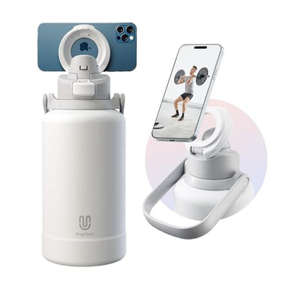 64oz Insulated Water Bottle: Stainless Steel Vacuum Flask – Front View