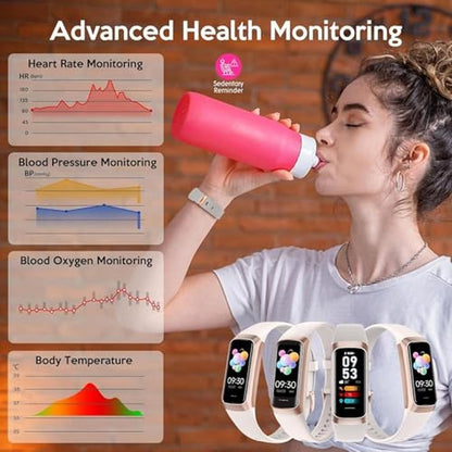 Fitness Watch: 2025 Smart Watch with Blood Pressure – Close-up Detail