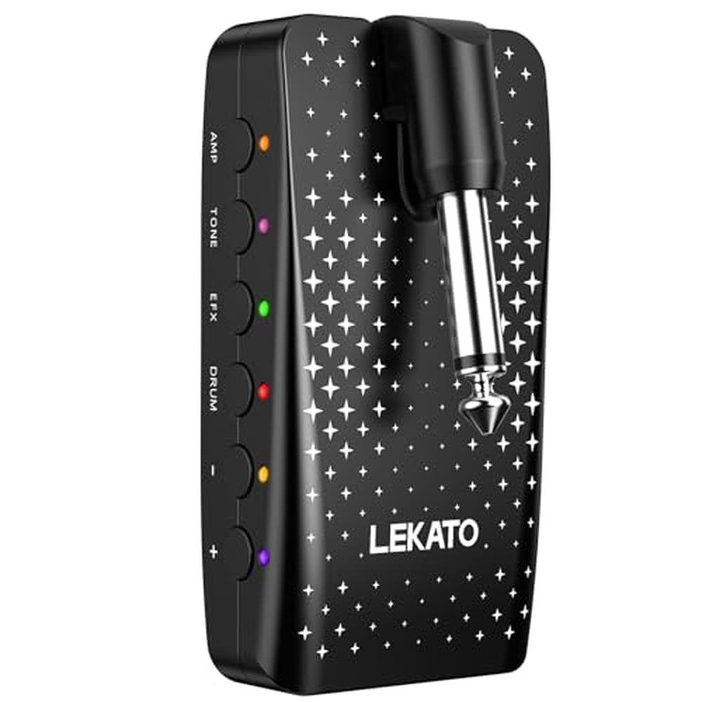 Guitar Amp: LEKATO Headphone Amplifier for Electric Guitar – Front View