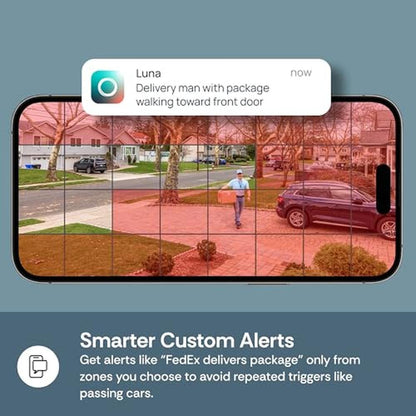 Security Camera: Luna 2K QHD Wired IP65 WiFi Camera for – Packaging