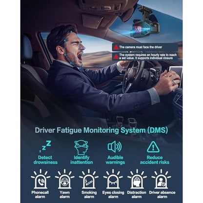 Car Dash Cam: Neideso N700Pro 4-Channel 3K+1080P*3 – In Use