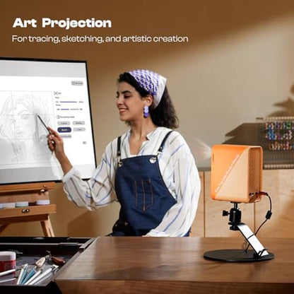 Projector Drawing: Caydo P1 Art Projector with Exclusive – Side View