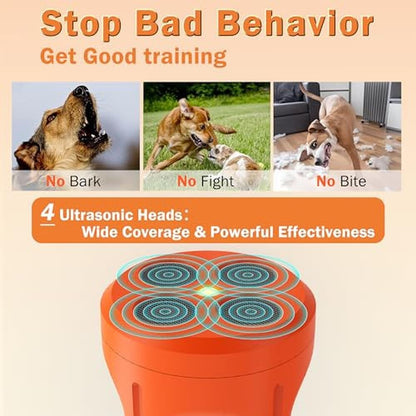 Dog Device: HeloDiqiu Ultrasonic Dog Trainer – Side View