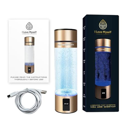 Hydrogen Water: SHIAKIDI BEAUTY Portable Hydrogen Generator – Front View