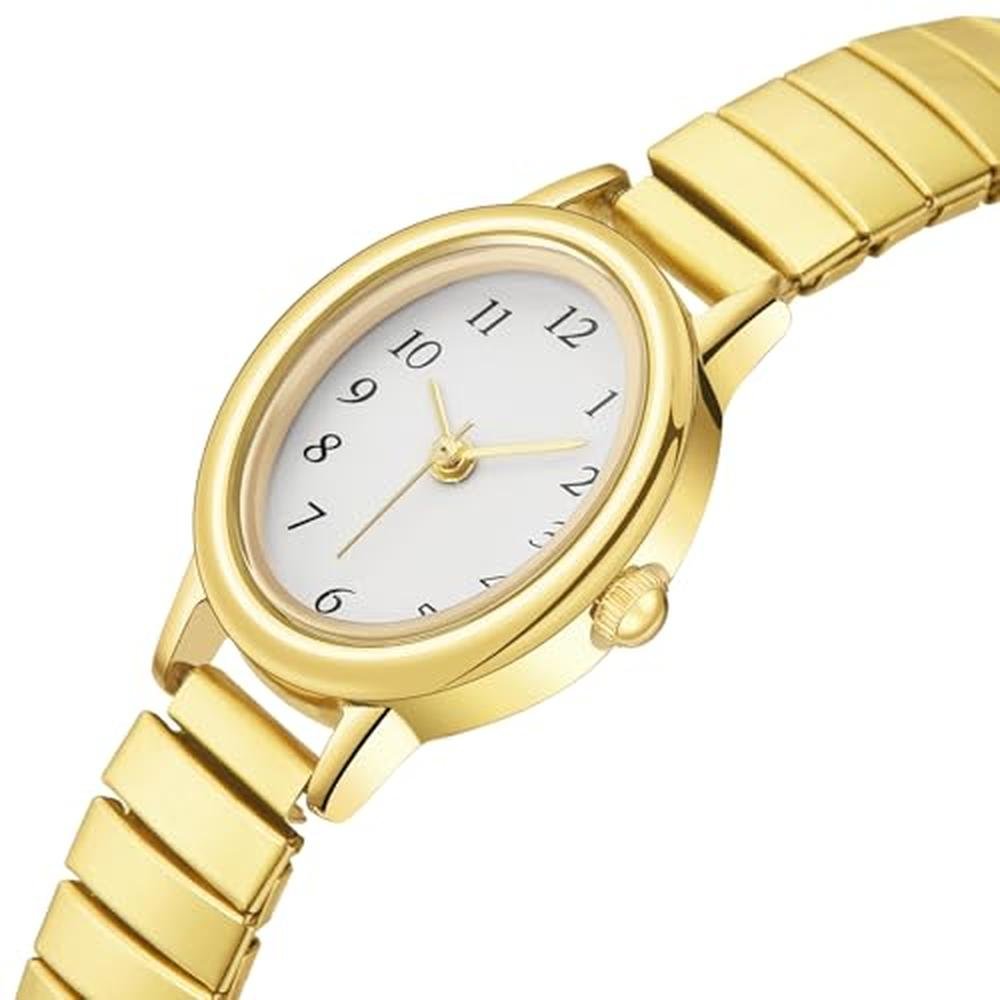 TWOPTION Watches for Women: Easy Read Ladies Analog Quartz – Side View