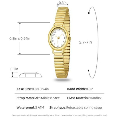 TWOPTION Watches for Women: Easy Read Ladies Analog Quartz – In Use