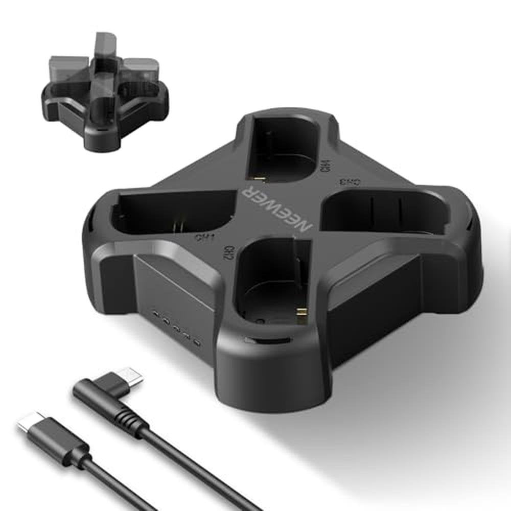 Mark Charger: NEEWER LP-E6/LP-E6N/LP-E6NH/LP-E6P Four – Front View