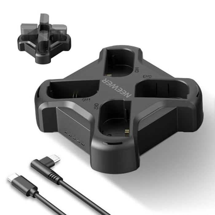 Mark Charger: NEEWER LP-E6/LP-E6N/LP-E6NH/LP-E6P Four – Front View