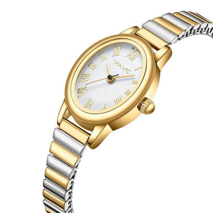 VAVC Gold Watches for Women: Analog Womens Watch with – Side View