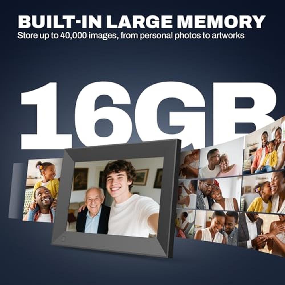 Digital Frame: 8 Inch HD IPS WiFi Digital Photo Frame – In Use