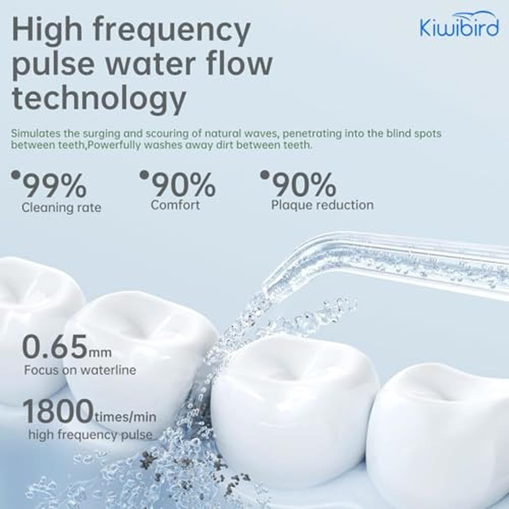Travel Kiwibird: KIWIBIRD Mini Water Flosser Ultra-Portable – Side View