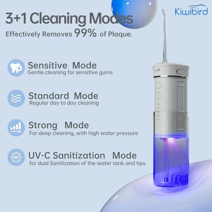 Travel Kiwibird: KIWIBIRD Mini Water Flosser Ultra-Portable – In Use