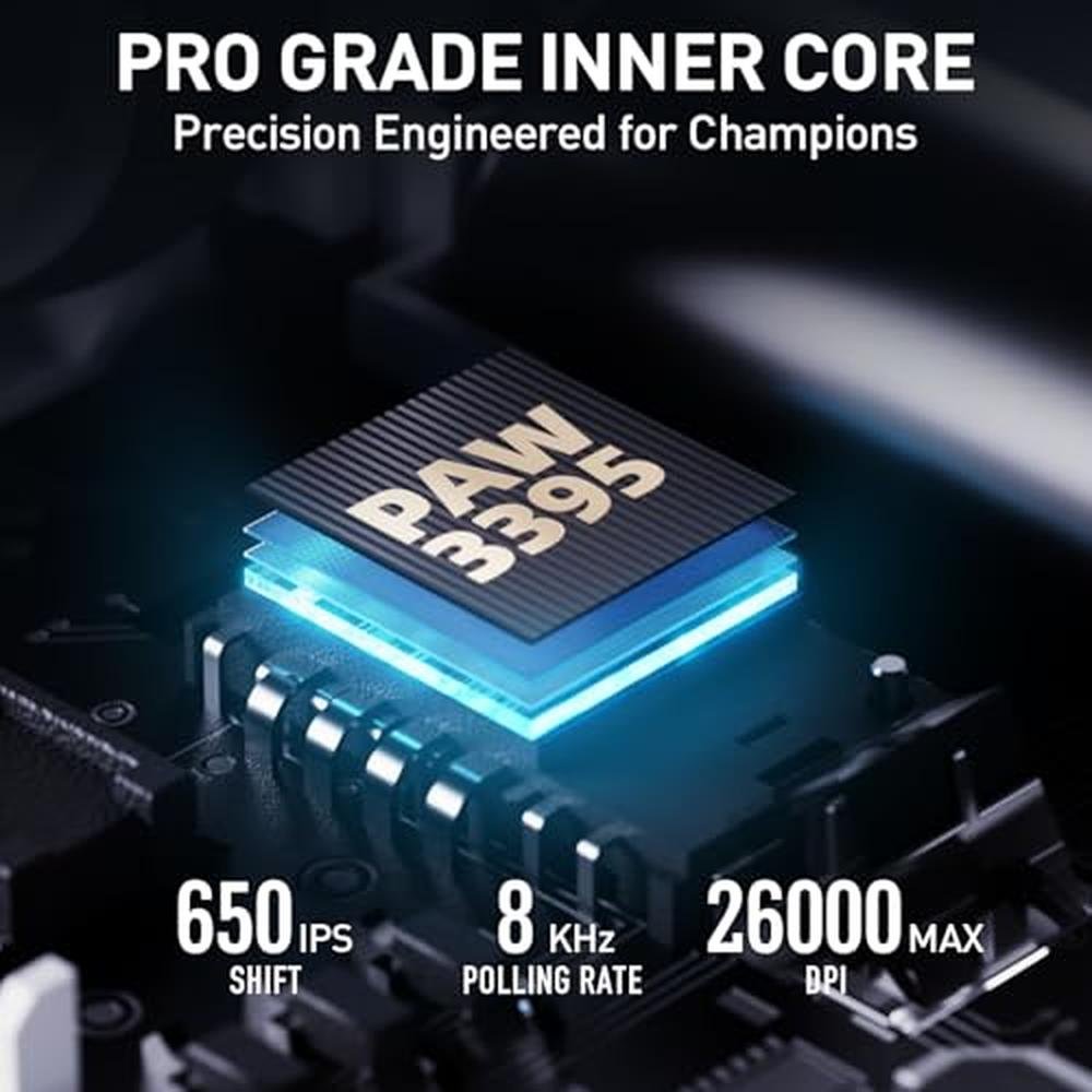 INPHIC IN10P Superlight Wireless Gaming Mouse – Close-up Detail