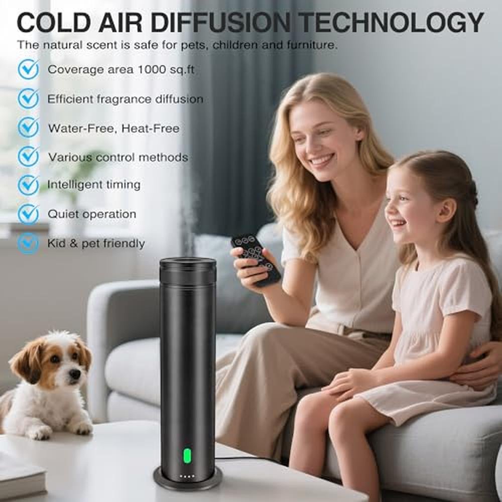 Waterless Diffusion: Waterless Scent Diffuser Starter Kit – Close-up Detail