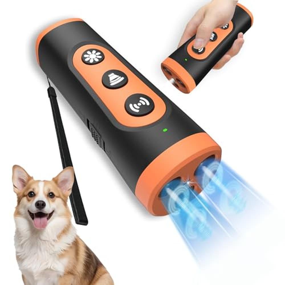 Anti Barking Device for Dogs: Ultrasonic Rechargeable Bark – Front View