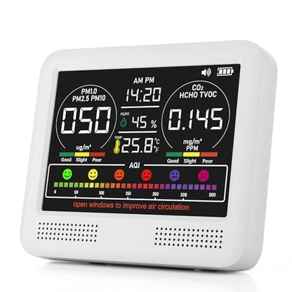 16-in-1 Indoor Air Quality Monitor with PM1.0 – Front View