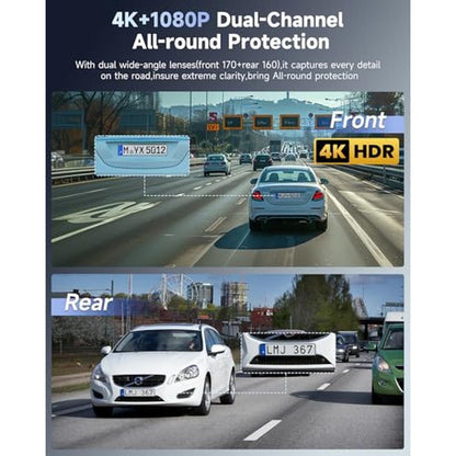 Camera Dash: OVAMAN F8 Car Camera Dash Cam Front and Rear – Close-up Detail