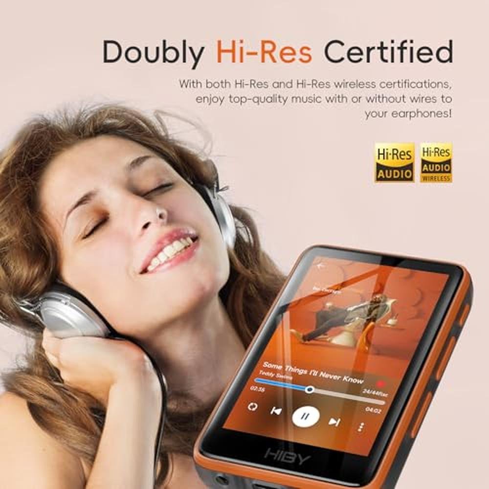 HiBy R1: HiFi MP3 Player with Bluetooth 5.1 – Close-up Detail