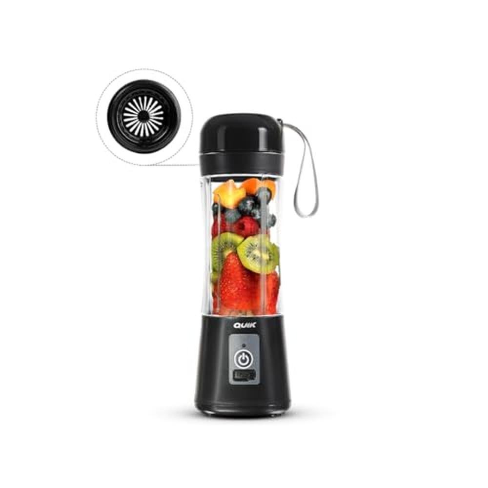 Blender Juicer: Quik Portable 13oz Cordless Personal – Front View