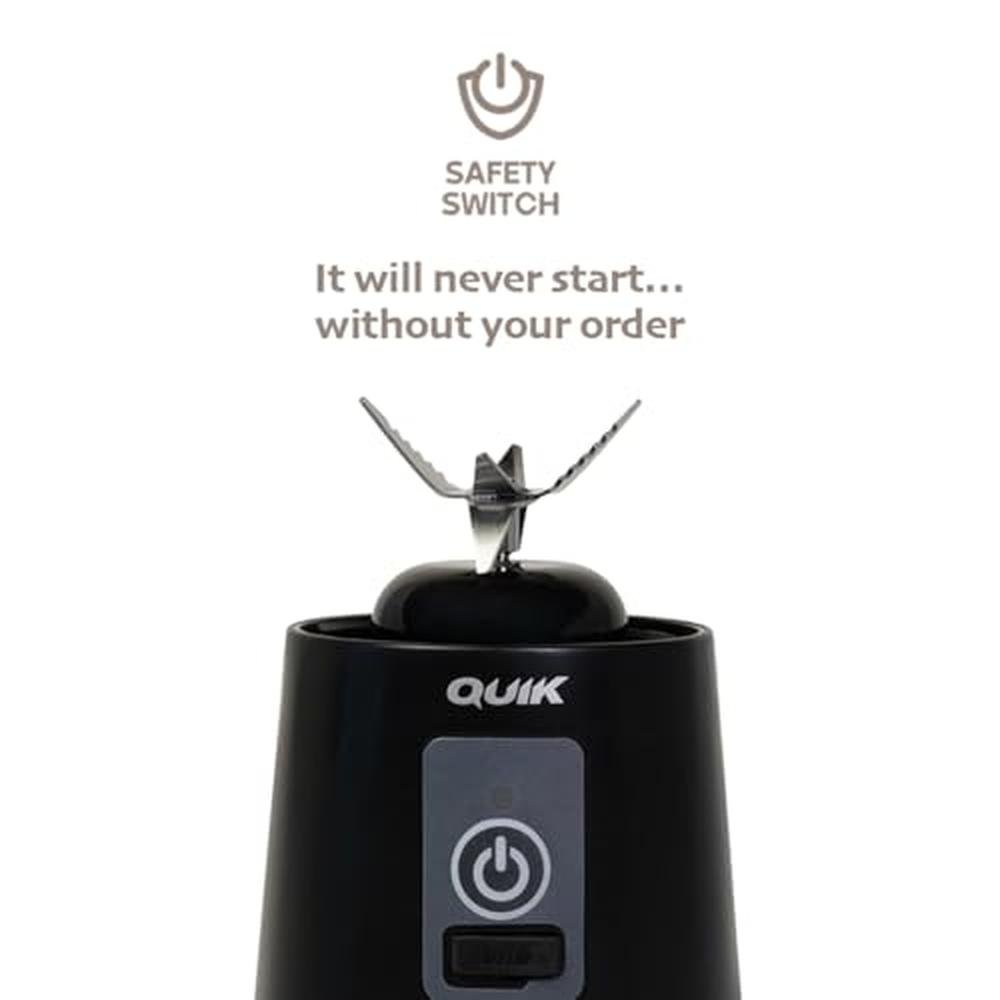 Blender Juicer: Quik Portable 13oz Cordless Personal – In Use