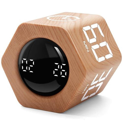 Timer Excellence: Exlliy 1-5-10-30-60 Minutes Preset Desk – Front View