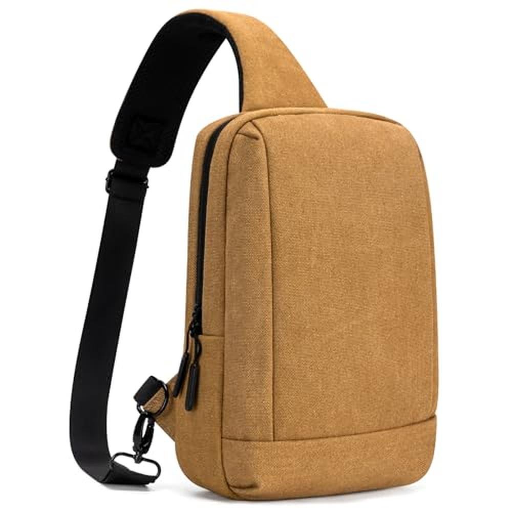 Crossbody Bag Sling: Adjustable Shoulder Sling Bag with USB – Front View