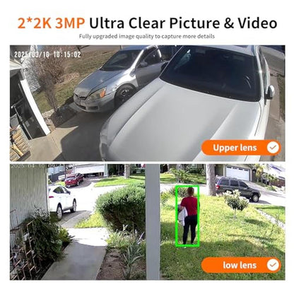 Security Cameras: Outdoor WiFi 5G 2.4G Cameras for Home – Close-up Detail