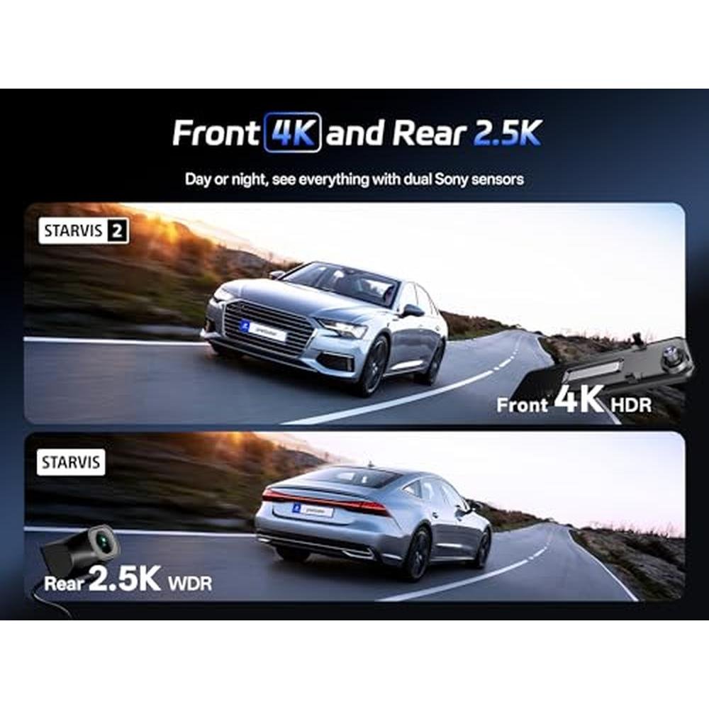 Mirror Rear View Camera: Pelsee P12 Pro Max 4K+2.5K – In Use