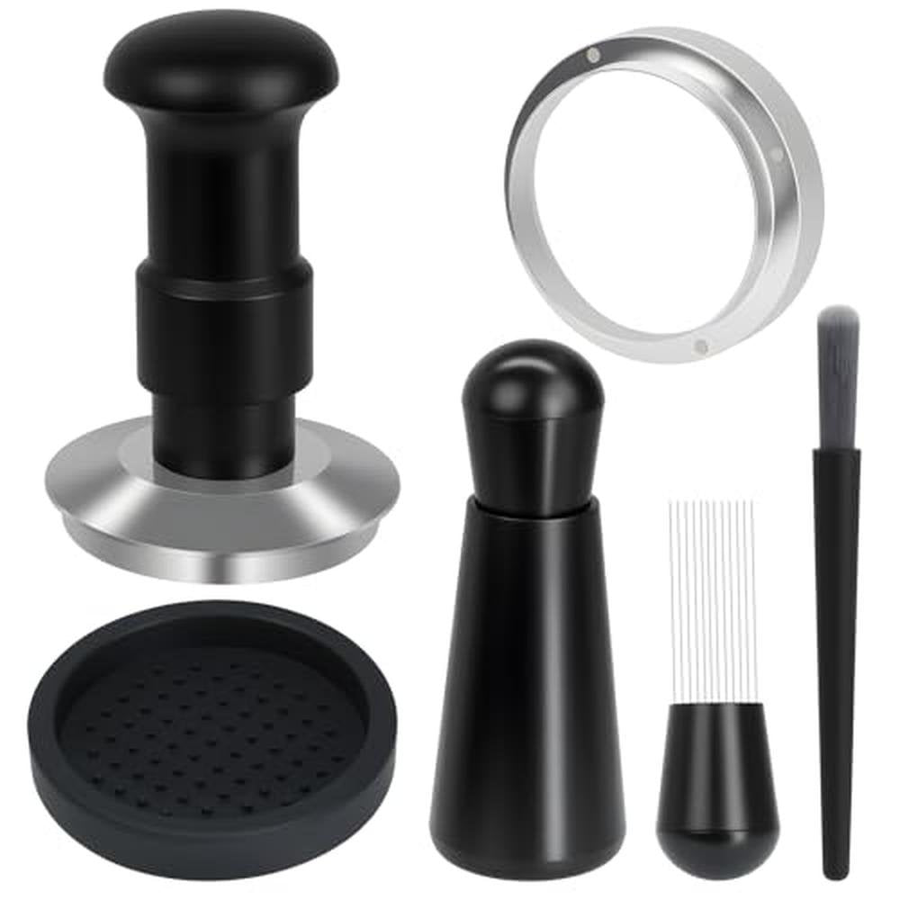 High-End Espresso Tamper Set: 51mm – Front View