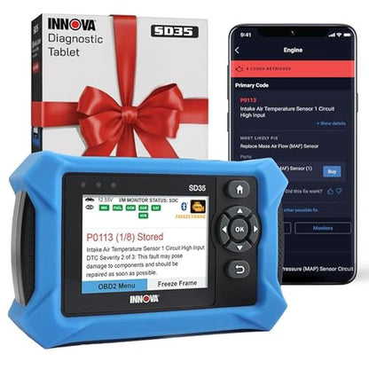 Innova SD35 OBD2 Scanner ABS: SRS – Front View