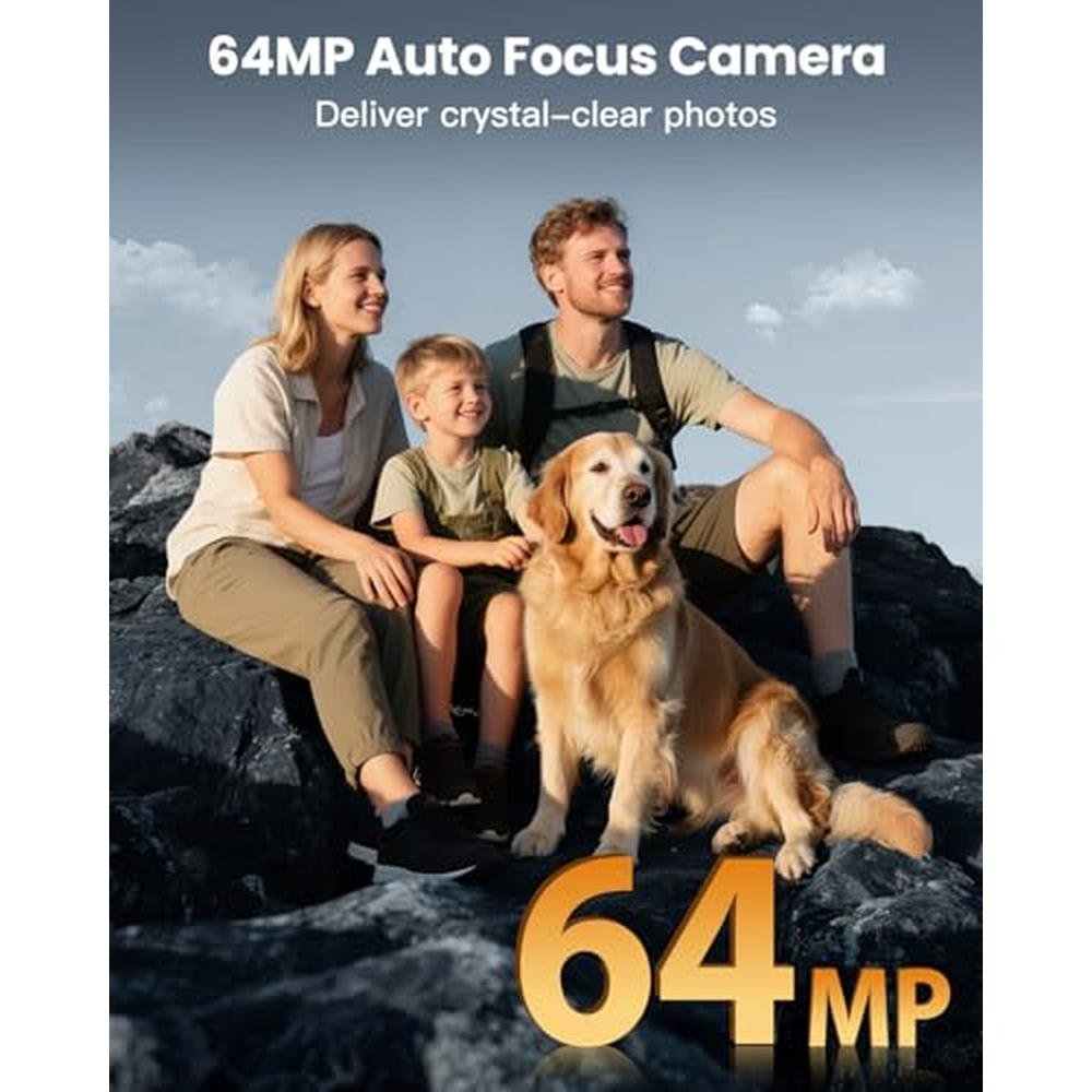 Camera Digital: 4K WiFi 64MP Autofocus Vlogging Camera – Close-up Detail