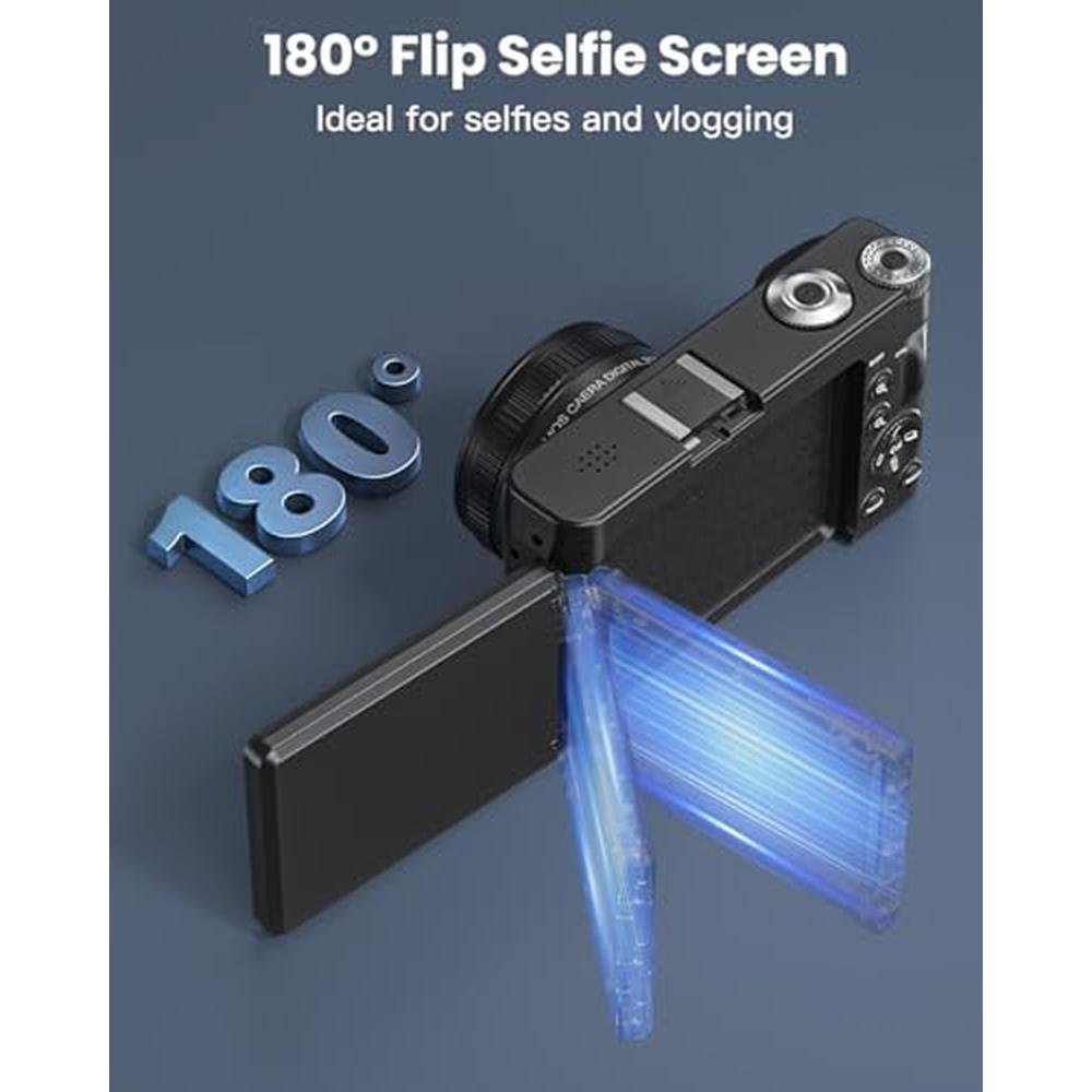 Camera Digital: 4K WiFi 64MP Autofocus Vlogging Camera – Packaging