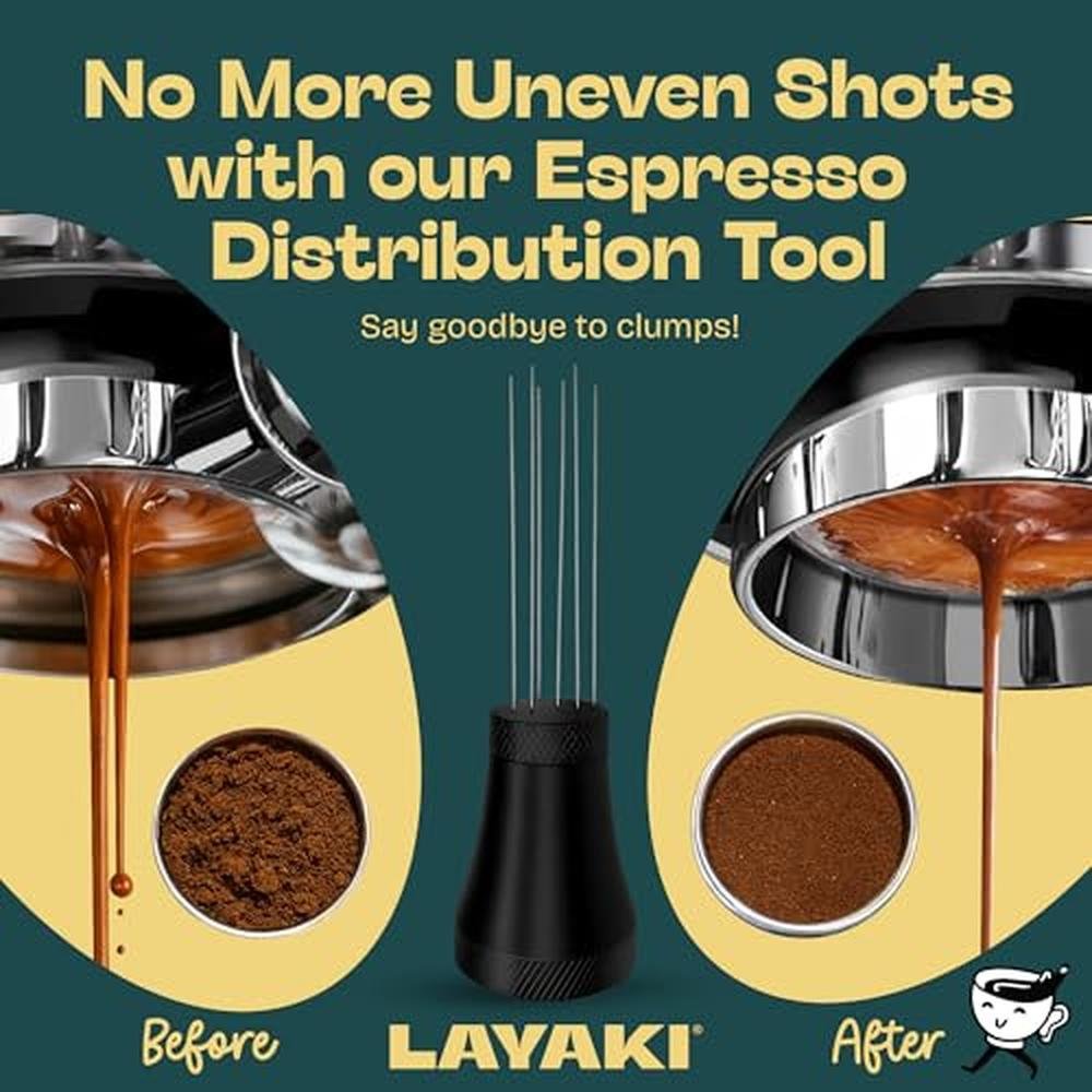 Espresso Distribution Tool: WDT Tool Espresso Accessories – Side View