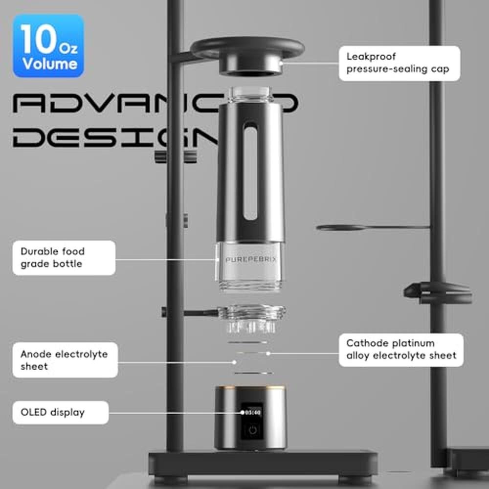 Hydrogen Water Bottle Generator – In Use