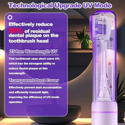 Electric Toothbrush: Acelike Advanced Oral Care with UV Mode – Side View