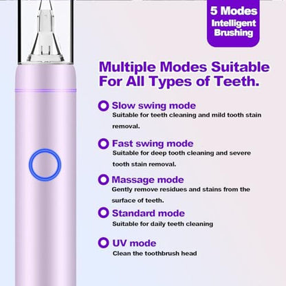 Electric Toothbrush: Acelike Advanced Oral Care with UV Mode – Close-up Detail