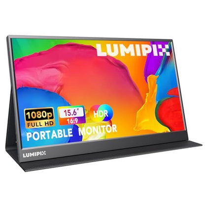 Gaming Monitor Lumipix Portable 15.6 Inch 1080P FHD IPS – Front View