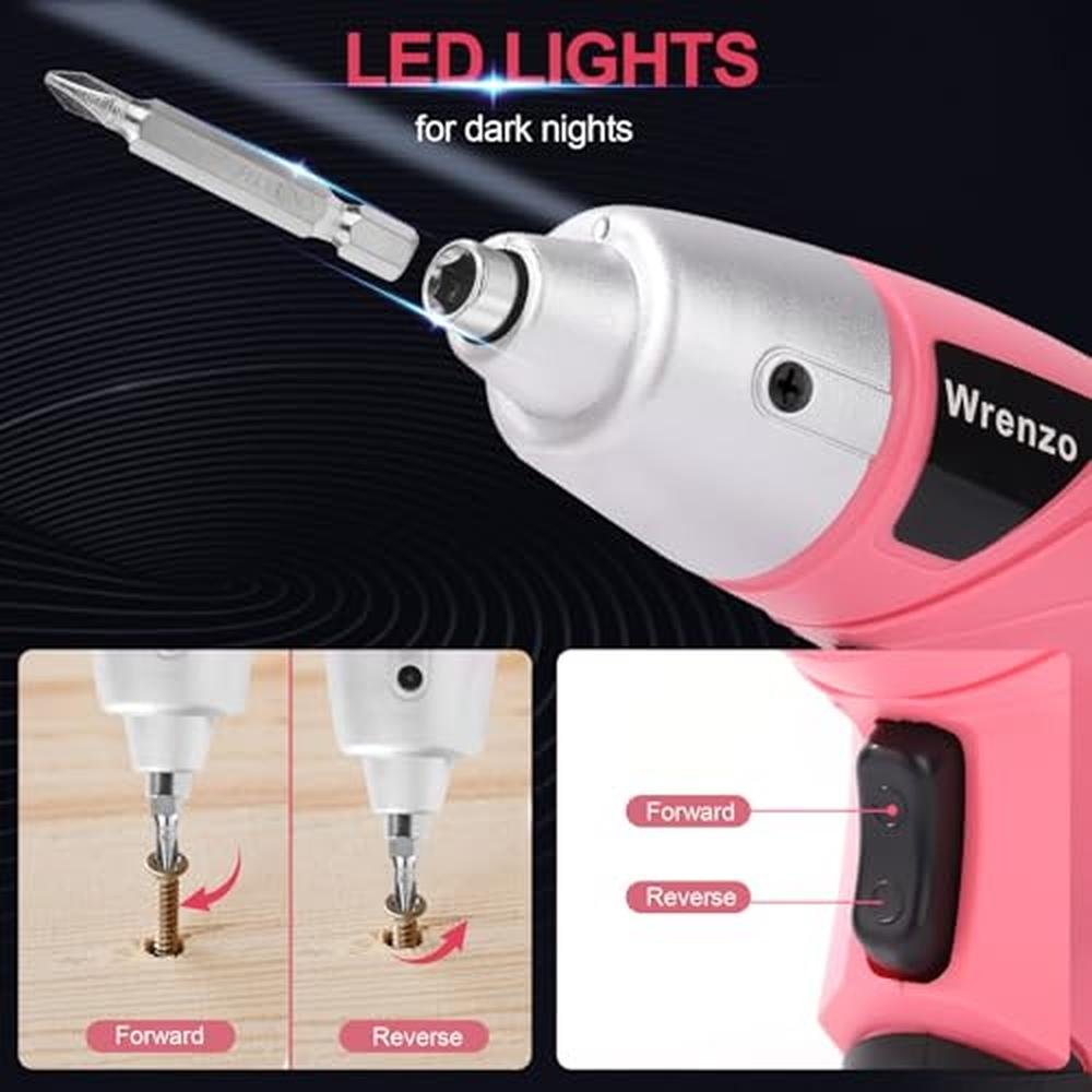 Screwdriver Set: Wrenzo Electric 3.6V Cordless Rechargeable – In Use