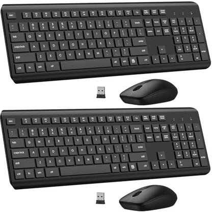 Wireless Keyboard Mouse Combo – Front View