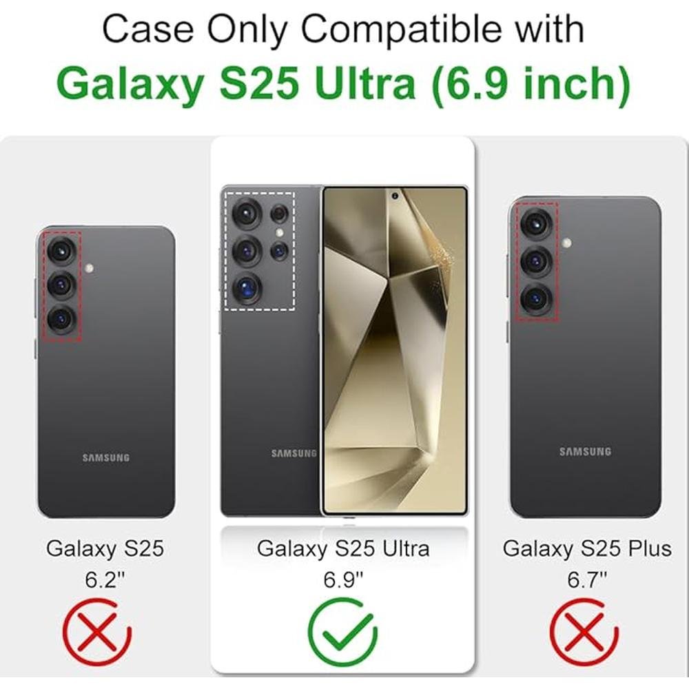 Case Galaxy S25 Ultra: MALEWOLF Premium Slim Phone Case – Close-up Detail