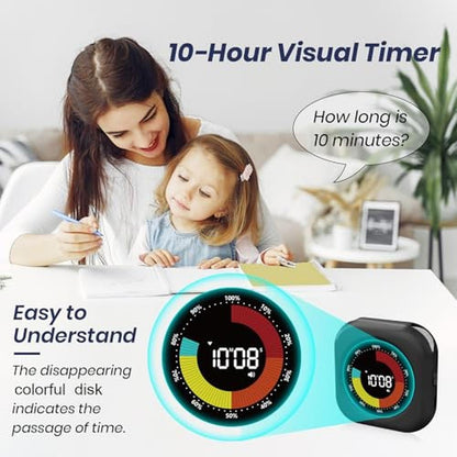 Premium India-Exclusive Super Visual Timer for Kids 10 – Side View