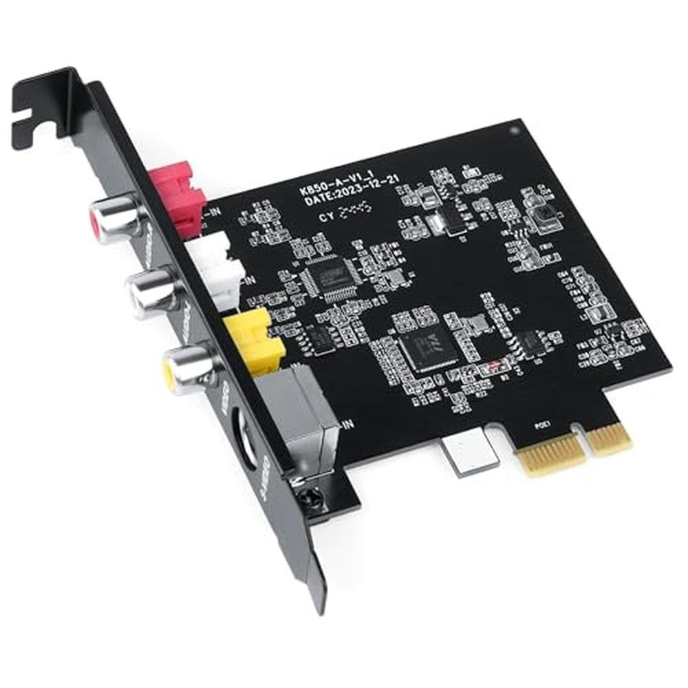 Video Capture: DigitPro PCIE Video Capture Card Ultra-Low – Front View