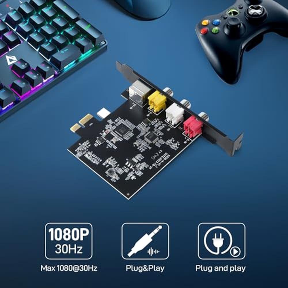 Video Capture: DigitPro PCIE Video Capture Card Ultra-Low – In Use