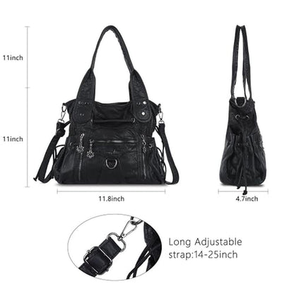 Bags Angel: Angel Kiss Hobo Bags for Women Fashion Shoulder – Side View