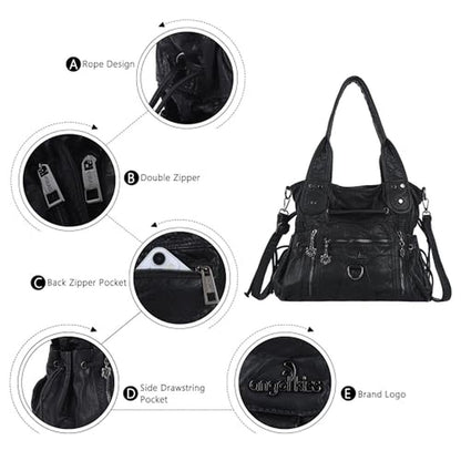 Bags Angel: Angel Kiss Hobo Bags for Women Fashion Shoulder – In Use